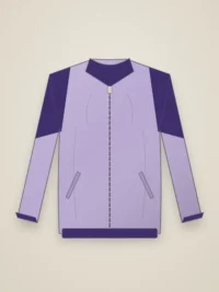 Anchor Men Bomber Jacket - Lavender