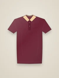Anchor Men Polo T-Shirt - Maroon
