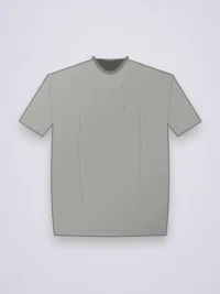 Aurora Oversized Fit Men Tee - Stone Grey
