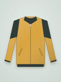 Banyan Men Bomber Jacket - Mustard