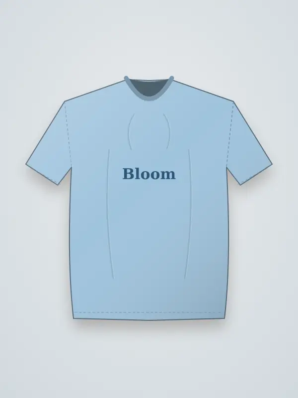 Bloom Oversized Fit Men Tee