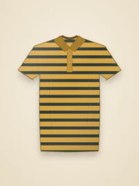 Bloom Women Polo T-Shirt - Mustard