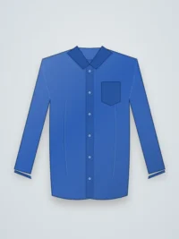 Bramble Men Casual Shirt - Cobalt Blue