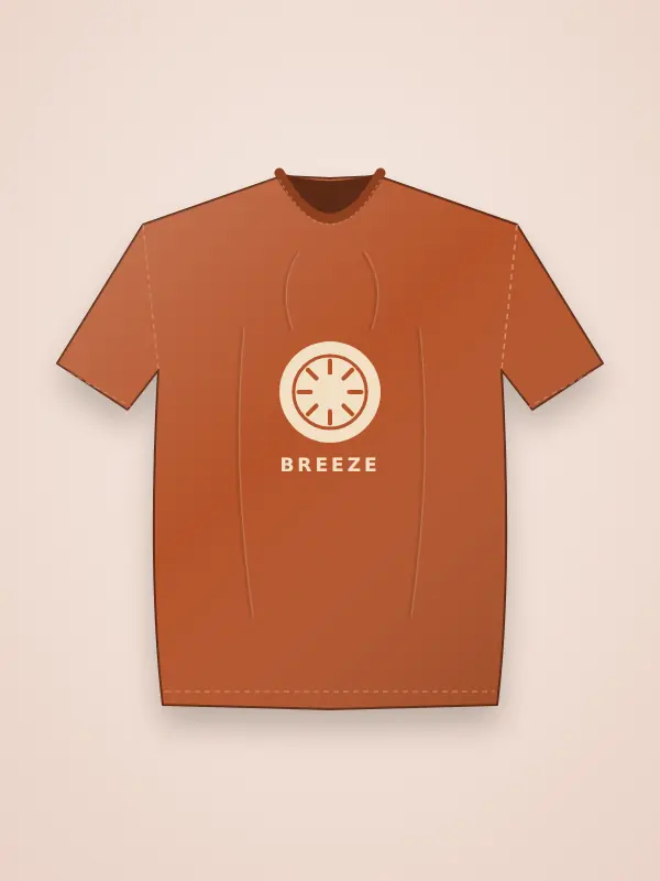Breeze Oversized Fit Women Tee