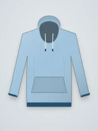 Coastal Men Hoodie - Sky Blue