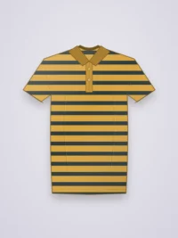 Cobble Men Polo T-Shirt - Mustard