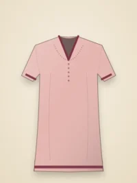 Cobble Women Cotton Kurti - Blush Pink