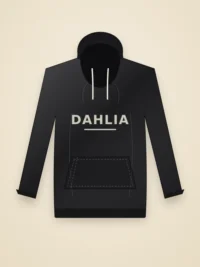 Dahlia Women Hoodie - Jet Black