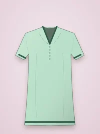 Dune Women Cotton Kurti - Mint