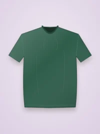 Dusk Oversized Fit Women Tee - Forest Green