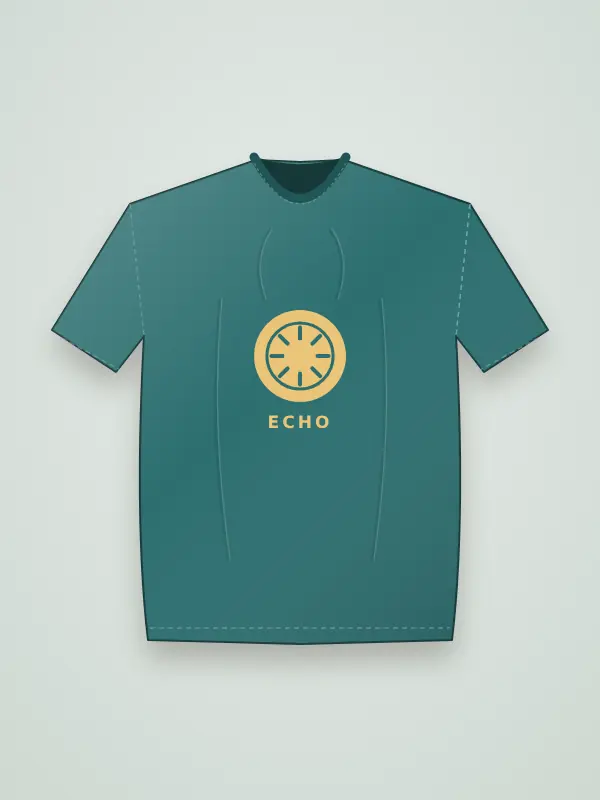 Echo Oversized Fit Men Tee