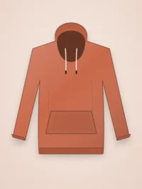 Elm Women Hoodie - Terracotta