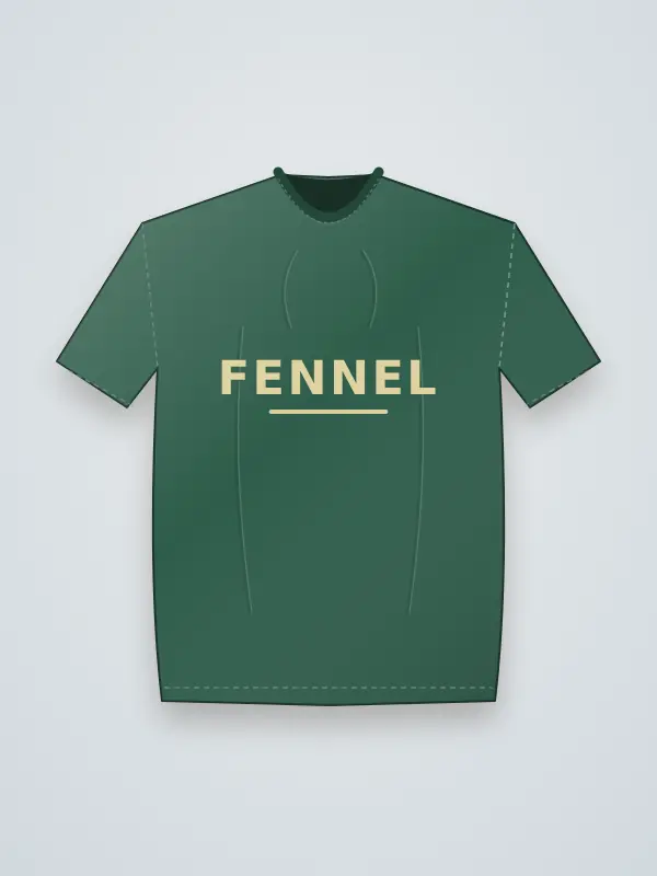 Fennel Oversized Fit Men Tee