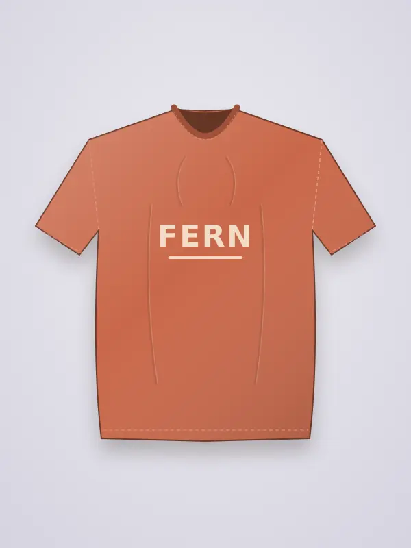 Fern Oversized Fit Men Tee