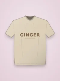 Ginger Oversized Fit Women Tee - Sand