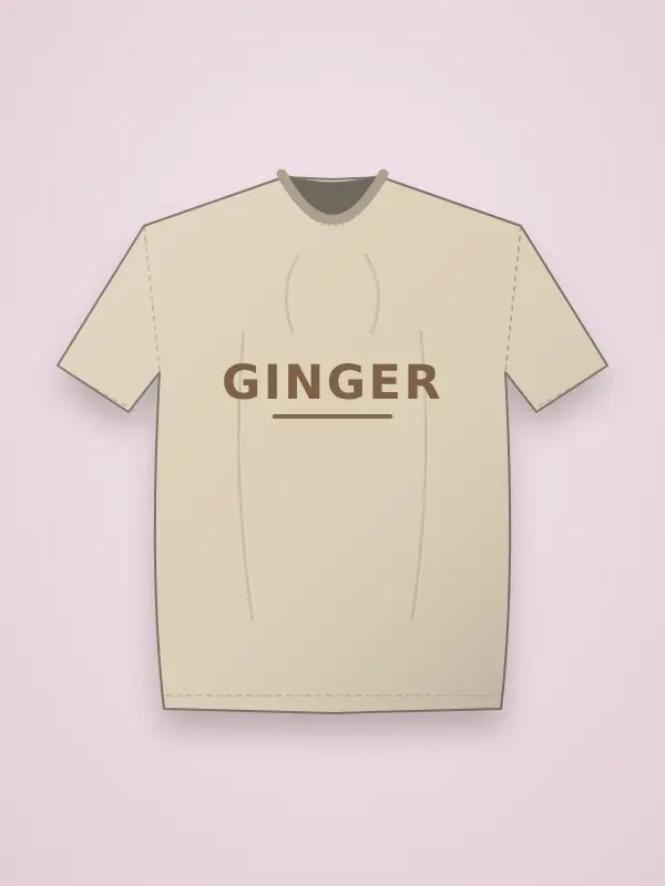 Ginger Oversized Fit Women Tee