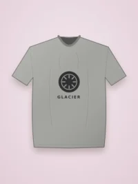 Glacier Oversized Fit Women Tee - Stone Grey