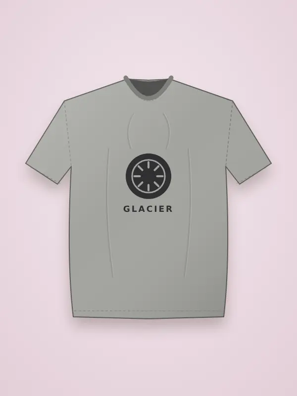 Glacier Oversized Fit Women Tee