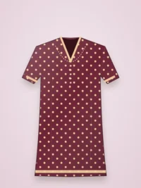 Island Women Cotton Kurti - Maroon