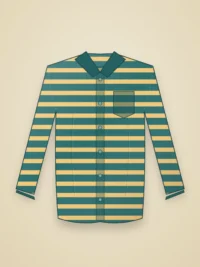 Kesar Wrinkle-Free Travel Shirt - Teal
