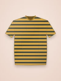 Khadi Oversized Fit Women Tee - Mustard