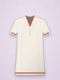 Khadi Women Cotton Kurti - Off White