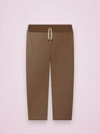 Mango Women Straight Fit Lower - Coffee
