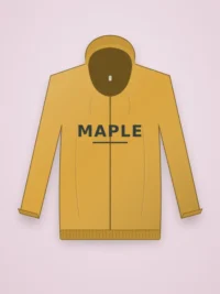 Maple Women Hoodie - Mustard