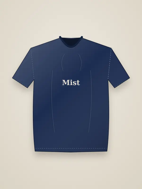 Mist Oversized Fit Men Tee