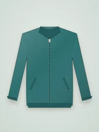 Nest Men Bomber Jacket - Teal