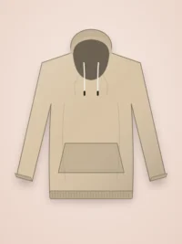 Relaxed Hoodie - Beige