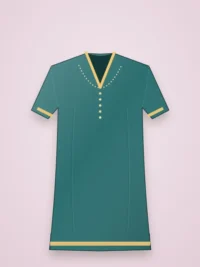 Saffron Women Cotton Kurti - Teal