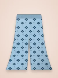 Self Print Palazzo - Sky Blue