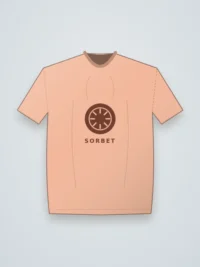 Sorbet Oversized Fit Men Tee - Peach