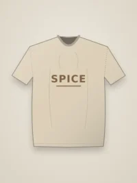 Spice Oversized Fit Men Tee - Sand
