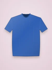 Zephyr Oversized Fit Women Tee - Cobalt Blue